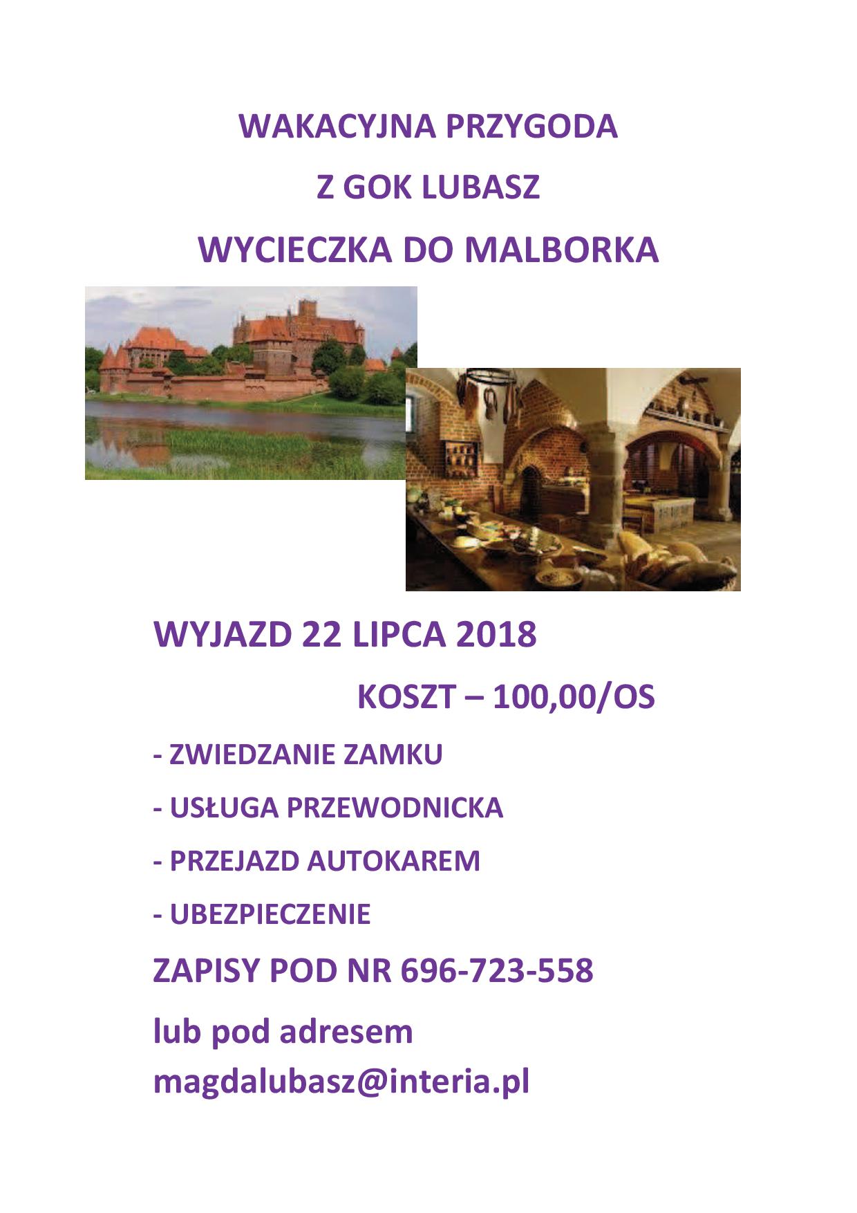 Malbork wycieczka