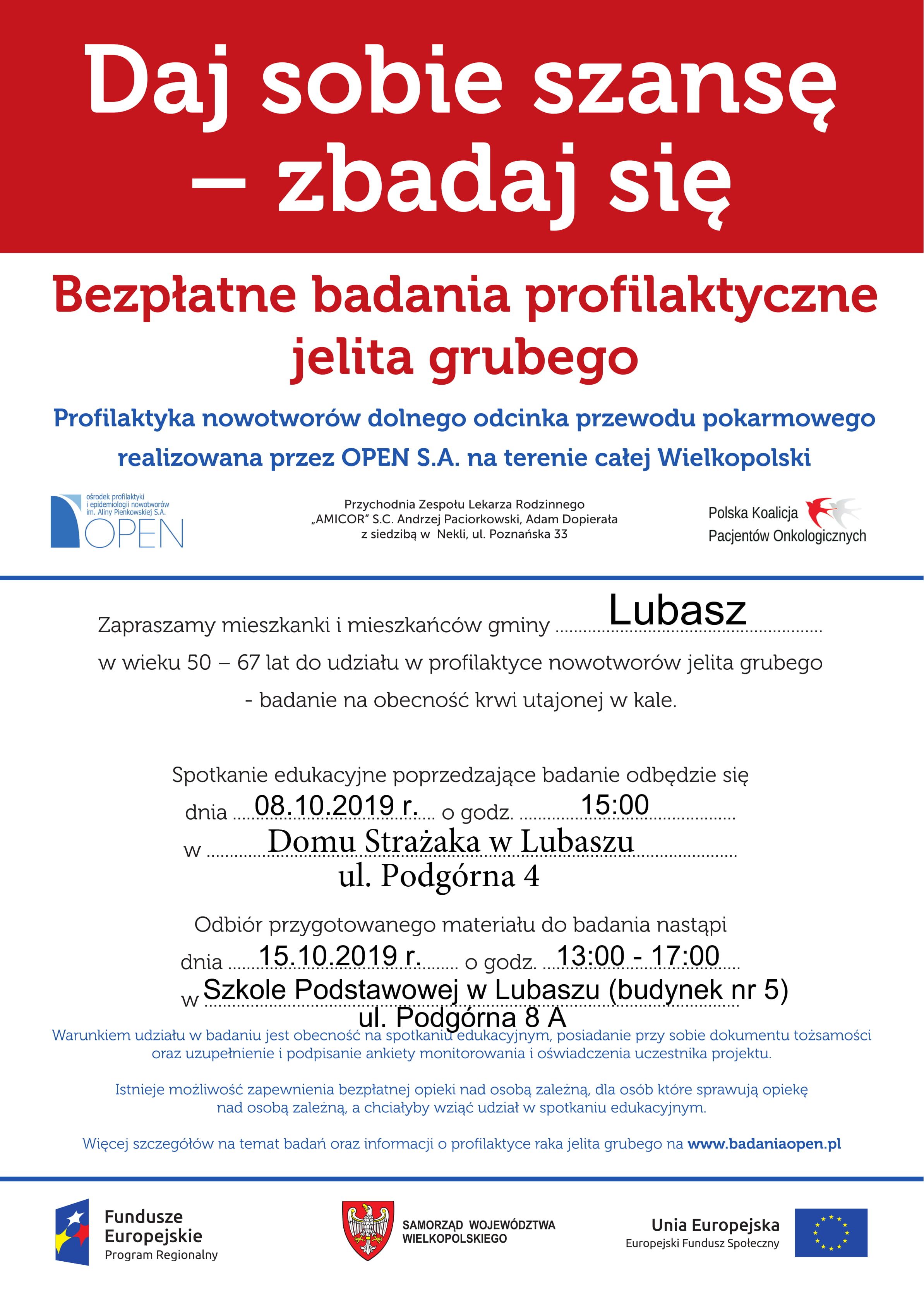 Bezpłatne badanie profilaktyczne jelita grubego