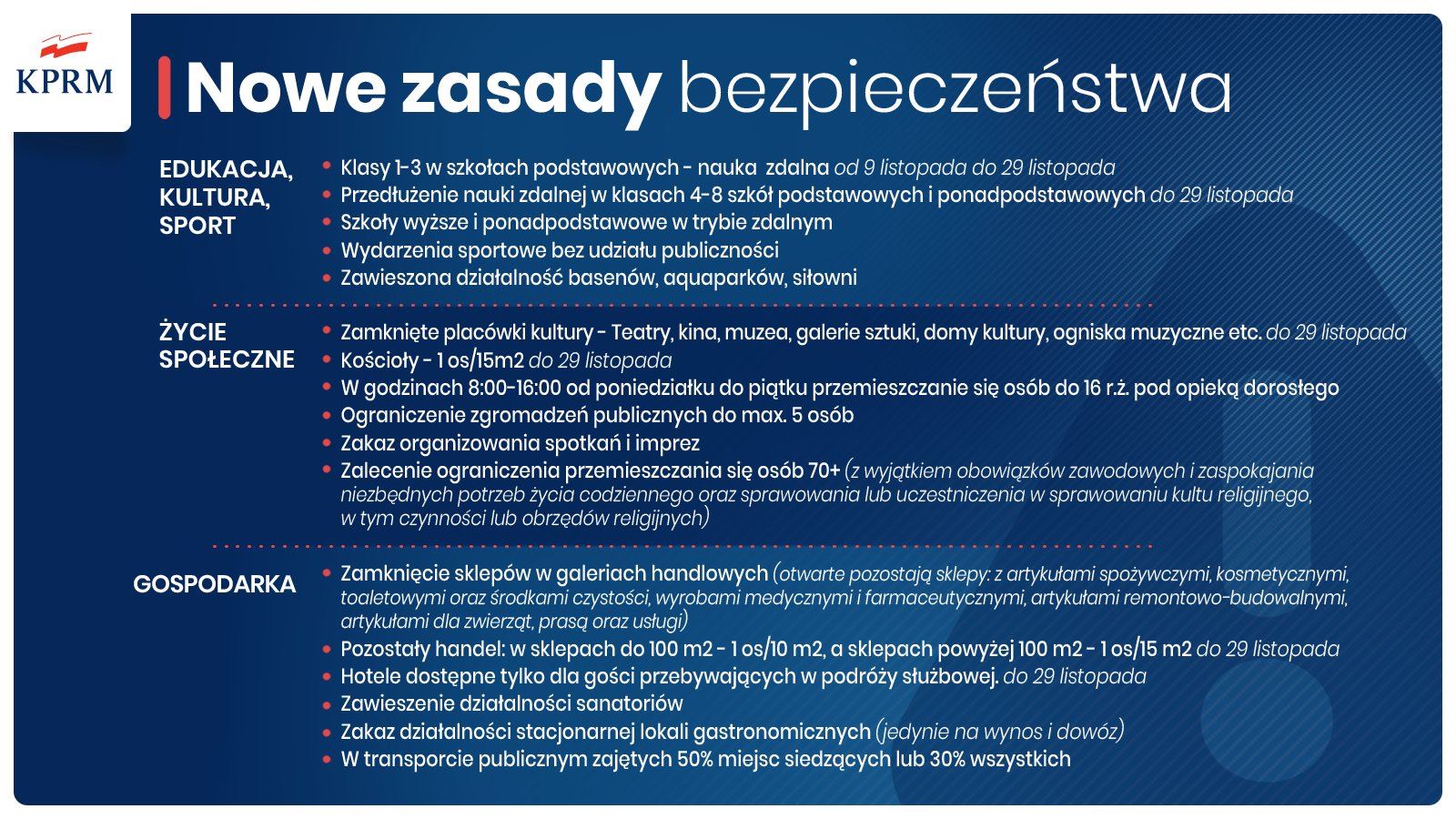 Nowe zasady bezpieczenstwa