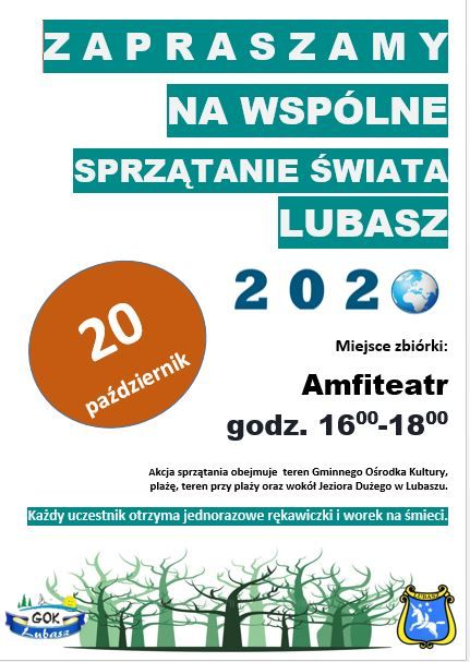 Sprzątanie świata plakat