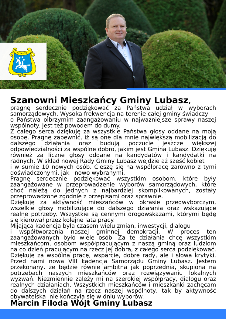 podziekowanie