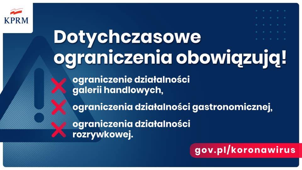 Kwarantanna ograniczenia sprzedaży